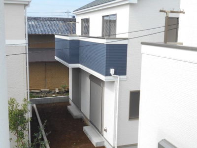 【外観】 | 春日部　大沼　全6棟　Ａ号棟　44坪　らすと3棟 | 2680から2580から2380万に価格変更。