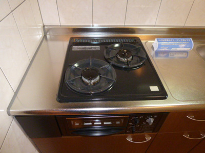 【キッチン】 | グレイス神田 | ２口ガスコンロ