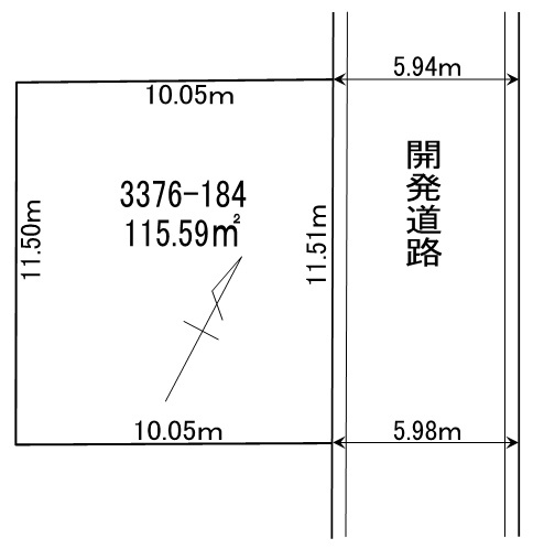 【土地図】 | 新潟市北区松浜東町二丁目　150万円
