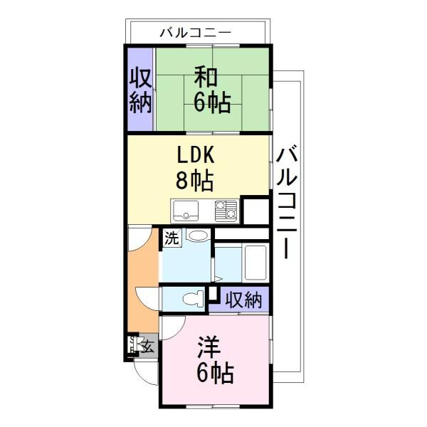 東邦パレスの間取り