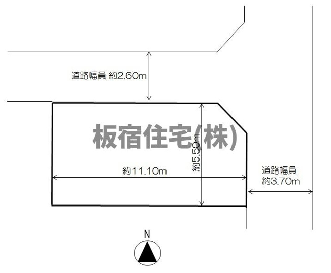 【間取り】 | 禅昌寺1丁目土地（南側）
