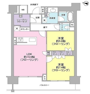 【間取り】 | ブランズ渋谷常盤松 | ブランズ渋谷常盤松