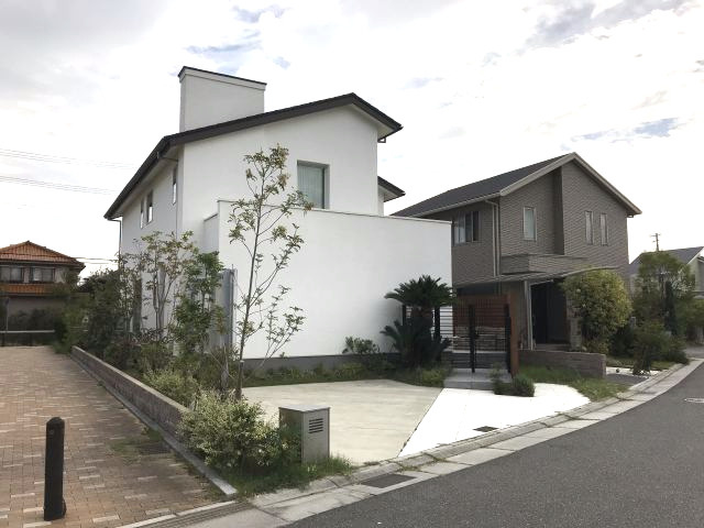 芦屋市高浜町　2X4工法住宅の外観