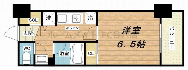 【間取り】 | アスヴェル阿波座BLUE EARTH