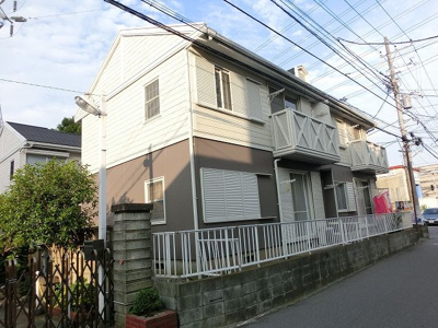 【外観】 | コーポ新船橋Ｂ | コーポ新船橋Ｂ　軽量鉄骨造2階建て