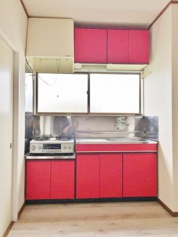 茂原市三ケ谷のアパートのキッチン