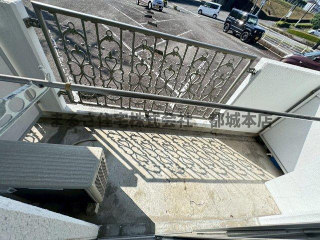 コウガマンションⅡのバルコニー