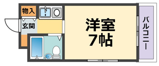 【間取り】 | ダイドーメゾン甲子園Ⅱ | ダイドーメゾン甲子園Ⅱ