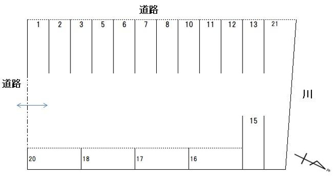 【間取り】 | 新潟市北区新元島町・細野駐車場
