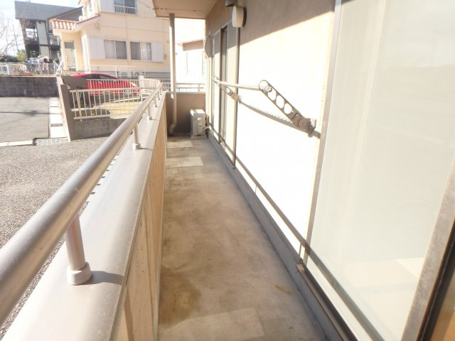 ハイドリーム谷口のバルコニー