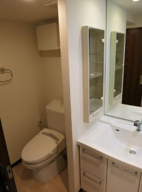 江東区豊洲３丁目の賃貸マンションのトイレ