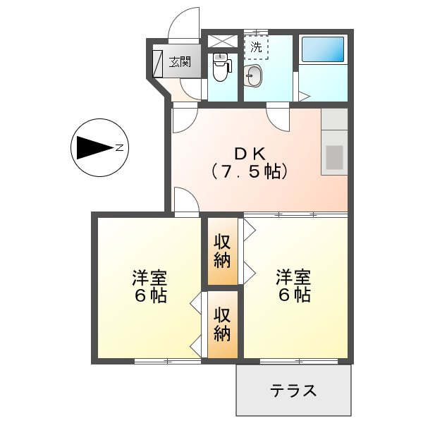 プロムナードの間取り