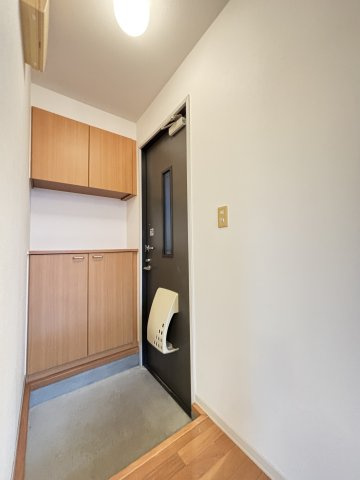 ファミーユ中野A棟のバルコニー