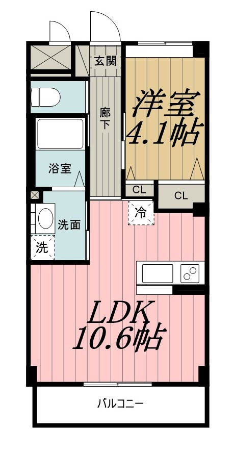 メゾンドジュエルの間取り