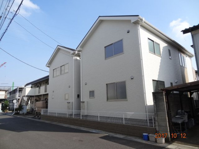 【前面道路含む現地写真】 | さいたま市北区吉野町1丁目　現地見学会新築2棟・南道路