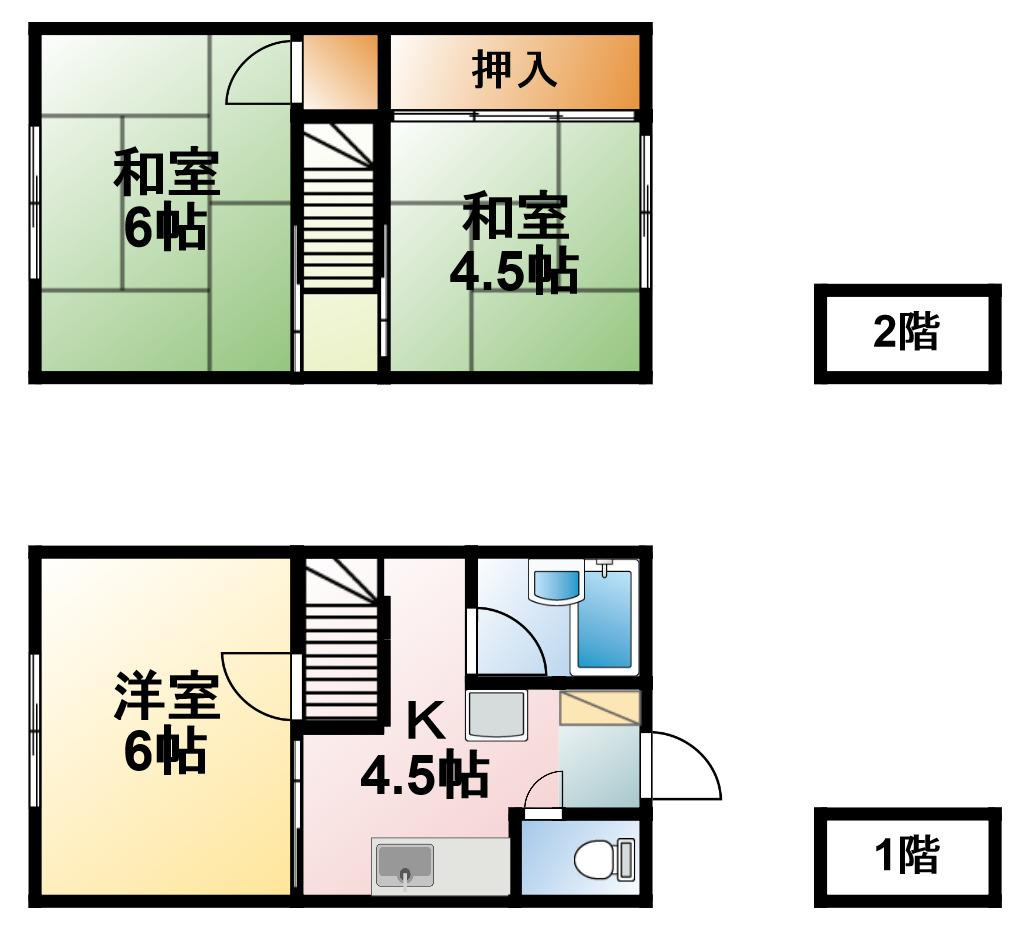 コーポクエールⅡの間取り