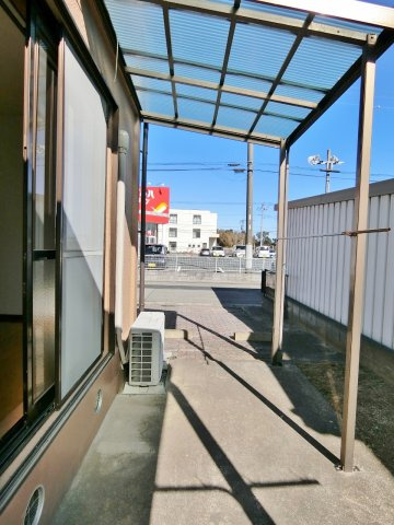 コーポクエールⅡのバルコニー