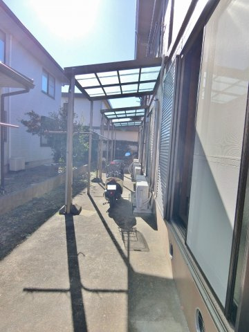 コーポクエールⅡのバルコニー