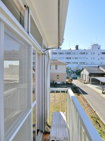 ベルメゾンのバルコニー