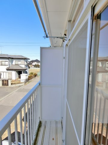 ベルメゾンのバルコニー