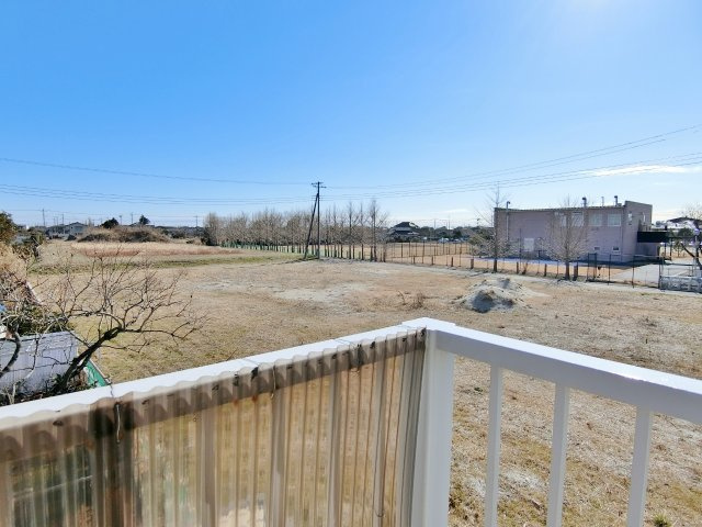 ベルメゾンのバルコニー