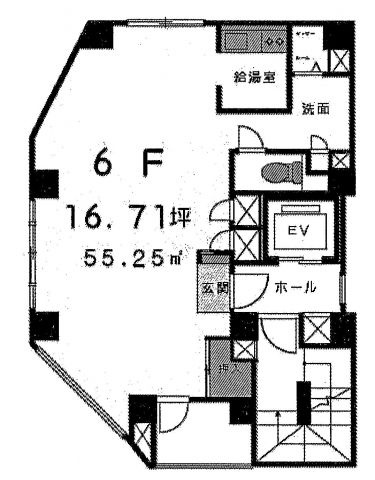 RICOSビルの間取り