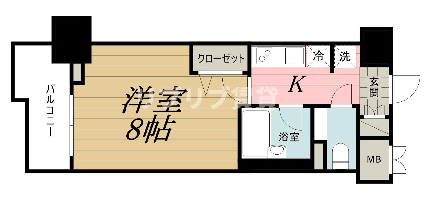 パークアクシス千葉の間取り