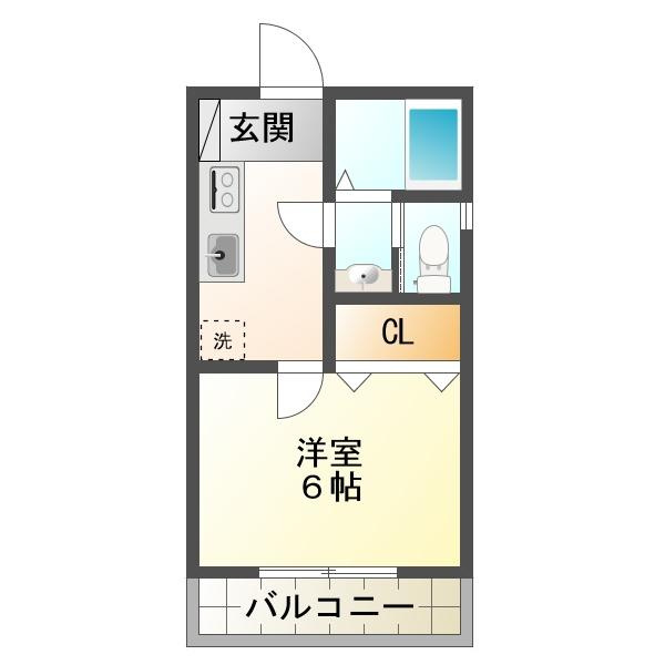 ラメール霞ヶ丘の間取り