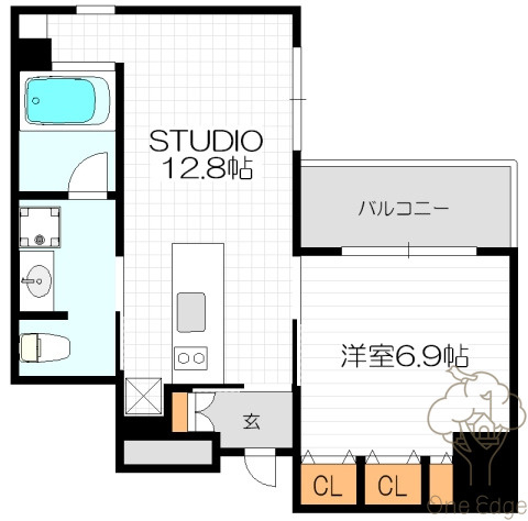 リバーサイドタワー中之島の間取り
