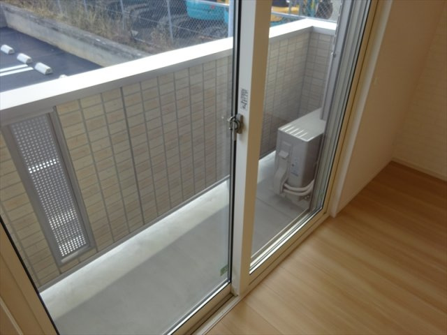 D-room花梨　A棟のバルコニー