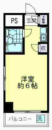 エステート一橋Ⅱの間取り