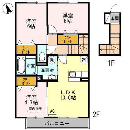 雅 Miyabi　Nの間取り