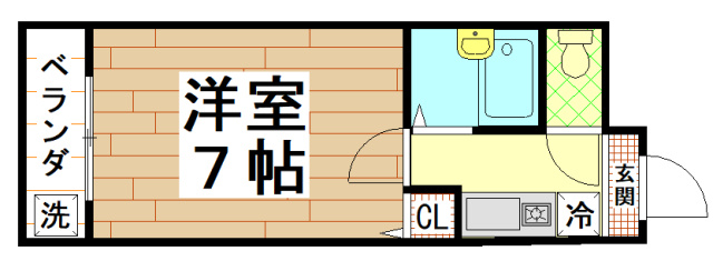 Ｊ’ｓコートマンダラ(近畿大学一人暮らし)の間取り