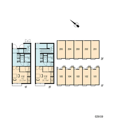【区画図】 | アズール松戸
