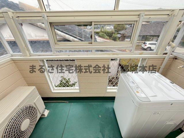 サンハイツ都城のバルコニー