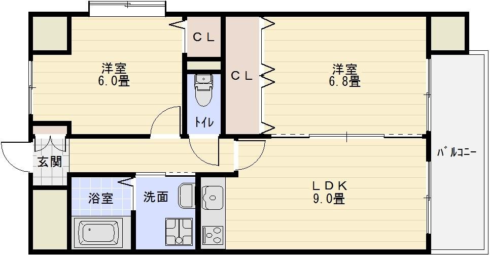 ラ・フォーレ久宝園の間取り|ラ・フォーレ久宝園　間取り