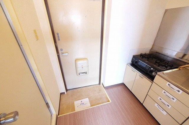 白樺ハイツ大宮Ⅲの玄関|落ち着いた雰囲気の玄関スペースです。