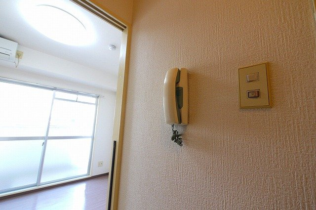 白樺ハイツ大宮Ⅲの設備|インターフォンで来客対応できますね。
