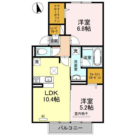 【間取り】 | プレミアム弐番館