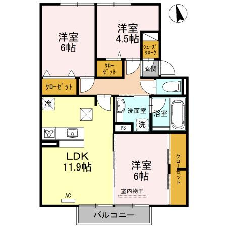 【間取り】 | プレミアム弐番館