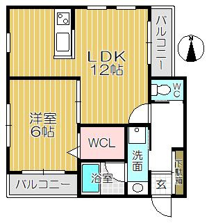 【間取り】 | メゾン七松２
