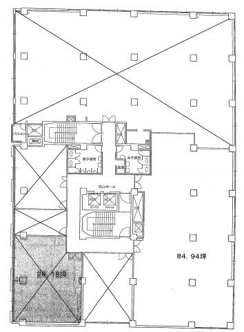 東京建設会館の間取り