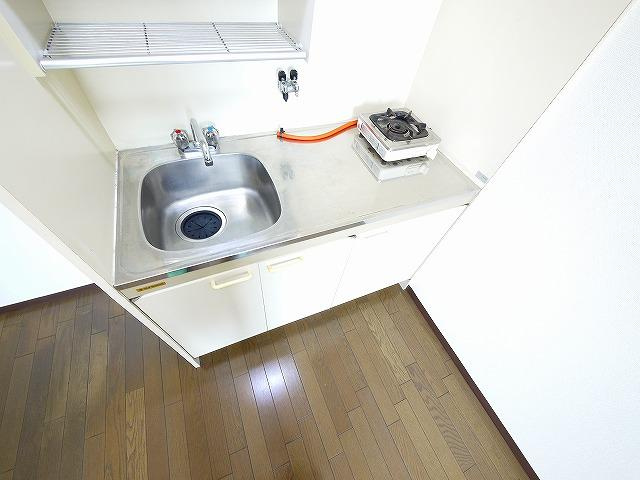 米田マンションのキッチン|使いやすいキッチンです