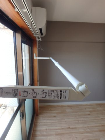 ＳＫマンションの設備|岡山市北区今　SKマンション　1K　室内物干し