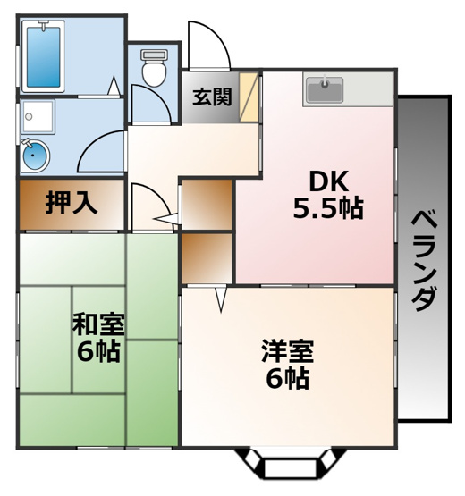 【間取り】 | サンサンハイツ