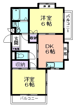 マンハイムの間取り