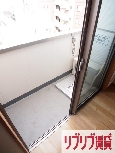 プラージュ東千葉のバルコニー