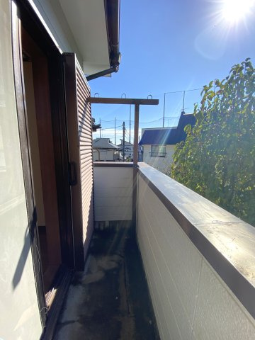 小沼邸のバルコニー