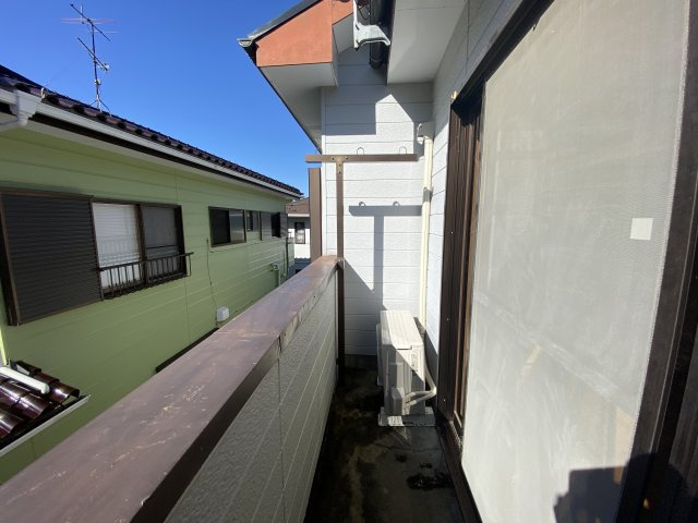 小沼邸のバルコニー