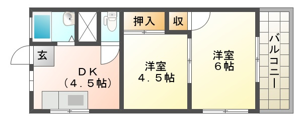 みずほハイツの間取り